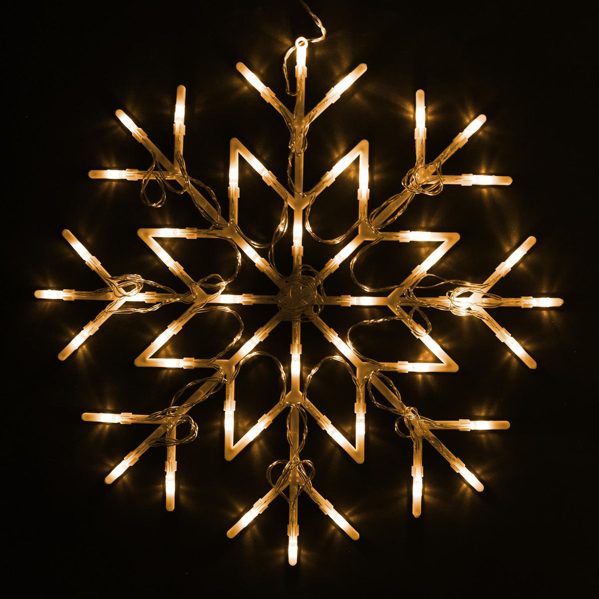 Christmas Snowflake 50 Led Light - Warm White