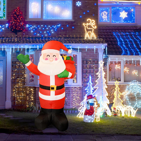 Jumbo 190cm LED Christmas Santa