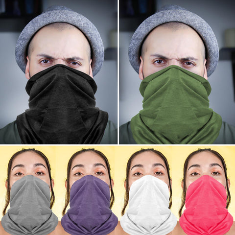 Unisex Scarf Tube Face Mask Warmer Neck Snood Cycling Tube Bandana Cover