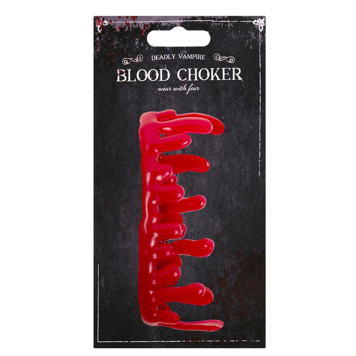 Dripping Blood Choker Women Halloween Fancy Dress