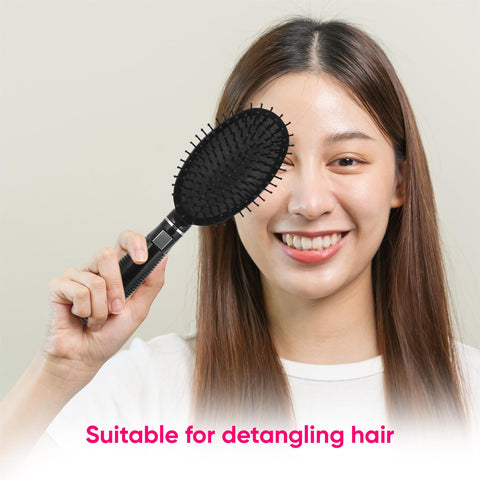 5Pcs Hair Brush Set With Comb and Mirror