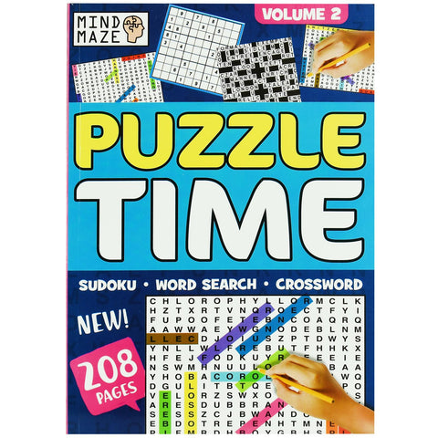 A5 Travel Puzzle Book