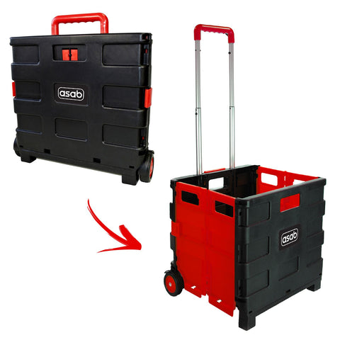 25Kg Folding Trolley Cart Red