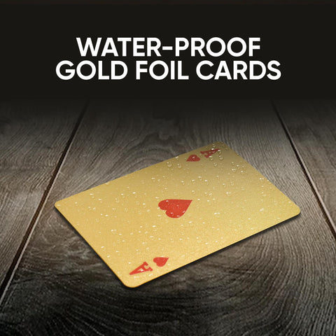 24k Gold Plated Playing Cards