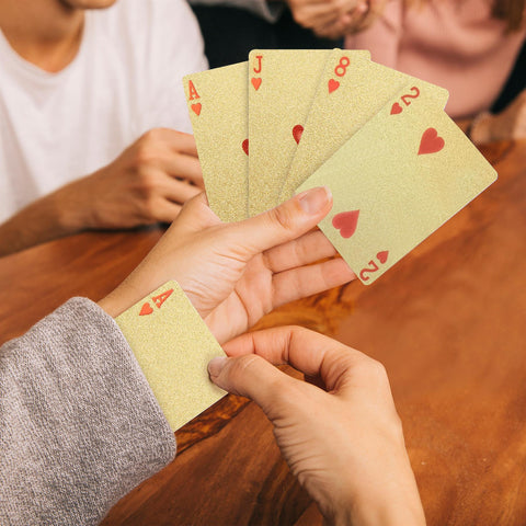 24k Gold Plated Playing Cards