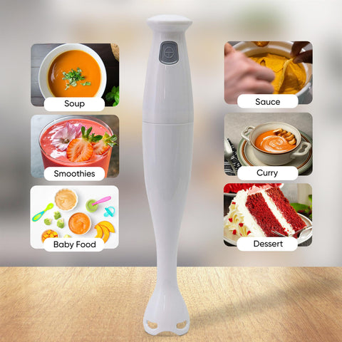 150W Hand Blender Two Powerful Blades