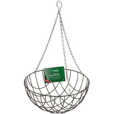 Hanging Planter Basket Flower Pot Holder Basket Metal Chain 16 Inch