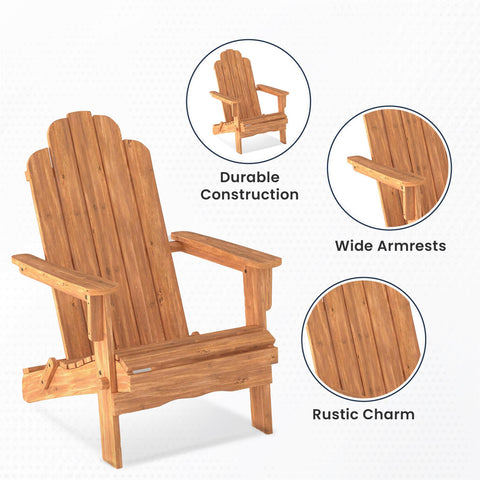 Wooden Outdoor Arm Chair