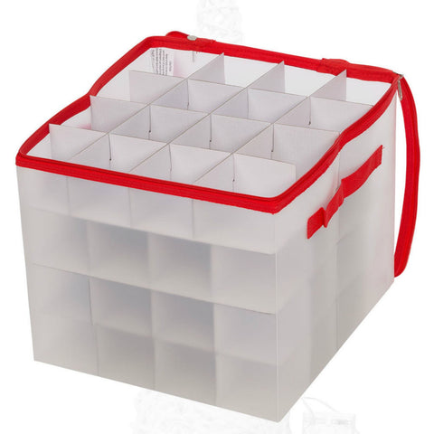 Christmas Tree Ornament Storage Box Up to 64 Baubles