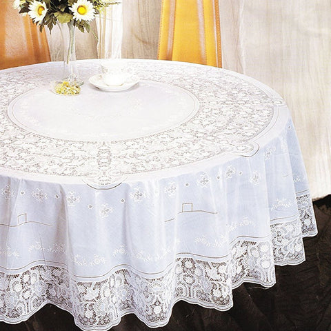 Vinyl Lace Tablecloth