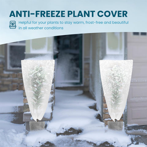 2Pcs Frost Plant Protection Fleece Cover