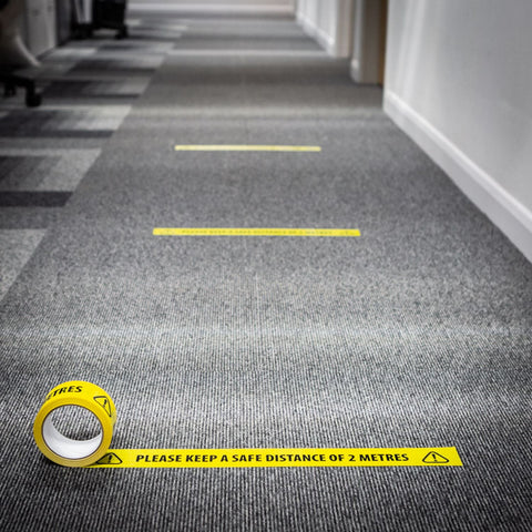 Social Distancing Floor Marking Gaffa Tape