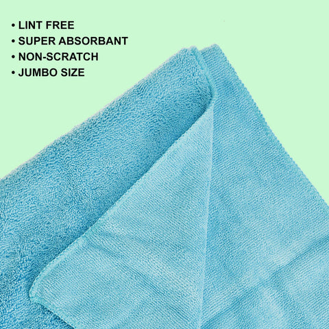 5Pcs Microfibre Cleaning Soft Cloths