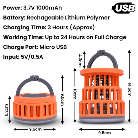 Collapsible Bug Zapper