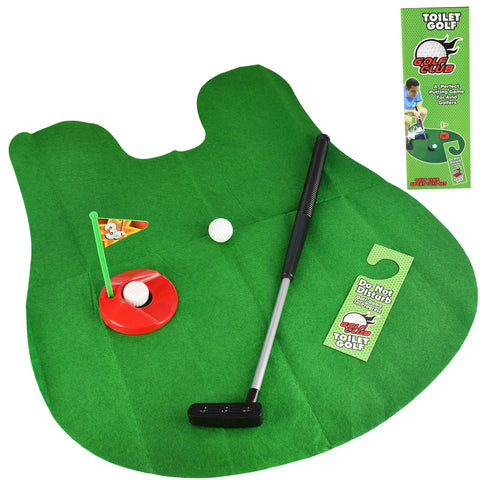 Novelty Mini Golf Potty Putter Bathroom Game