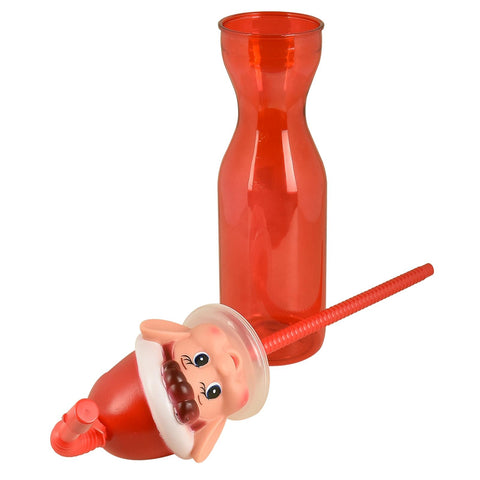 Elf Water Bottle With Straw