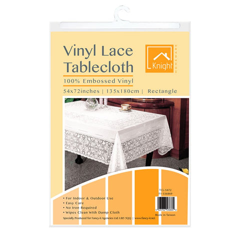 Vinyl Lace Tablecloth