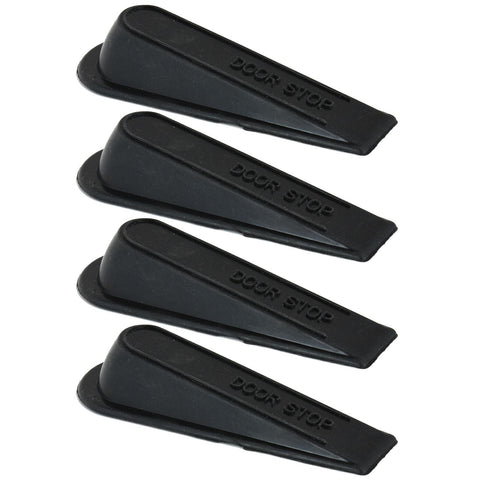 4Pcs Large Rubber Door Stopper Wedge