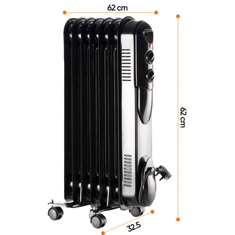 Oil Filled Electric Heat Radiator 1500W