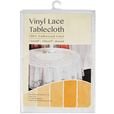 Vinyl Lace Tablecloth