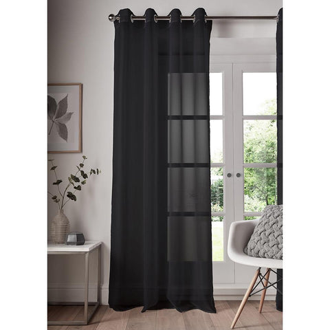 Eyelet Top Voile Curtains