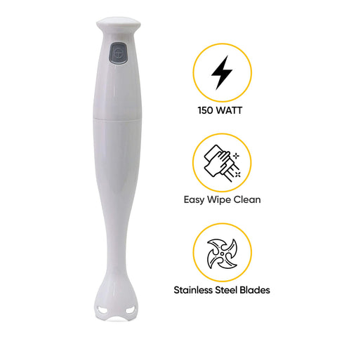 150W Hand Blender Two Powerful Blades