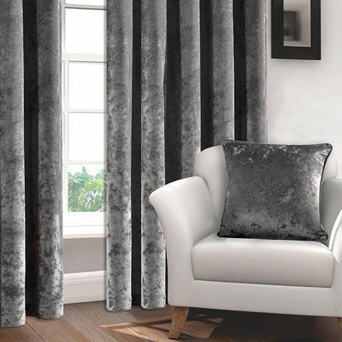 Cushed Velvet Curtains