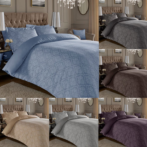 600TC  Jacquard Cotton Rich Duvet Set