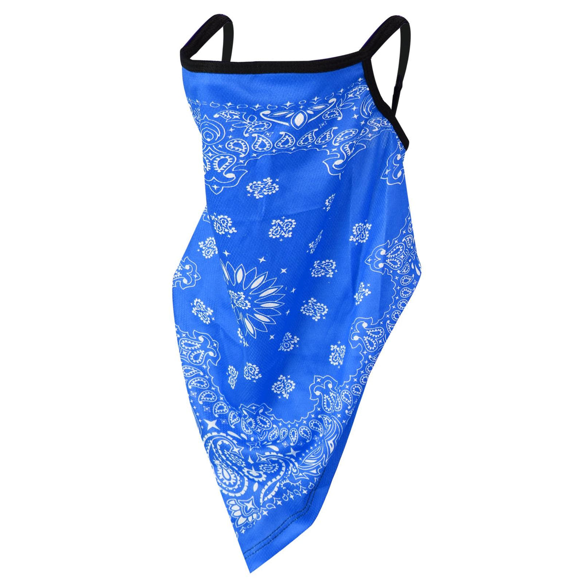 Face Scarf - Blue Paisley