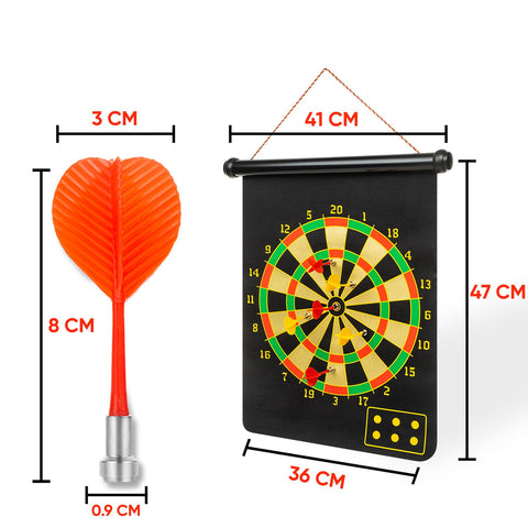 Reversible Magnetic Dartboard Indoor / Outdoor Game