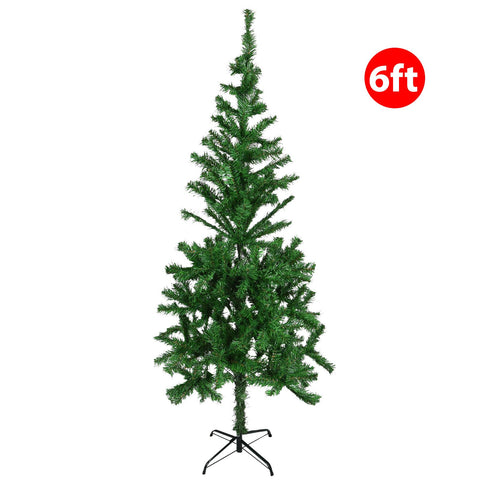 Pine Christmas Tree With Metal Stand