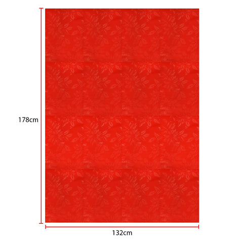 Red Christmas Tablecloth Poinsettia