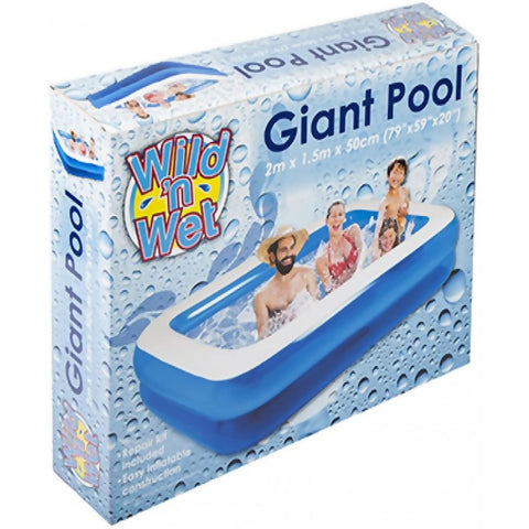 Wild N Wet Jumbo Family Pool 2M X 1.5M X 50Cm