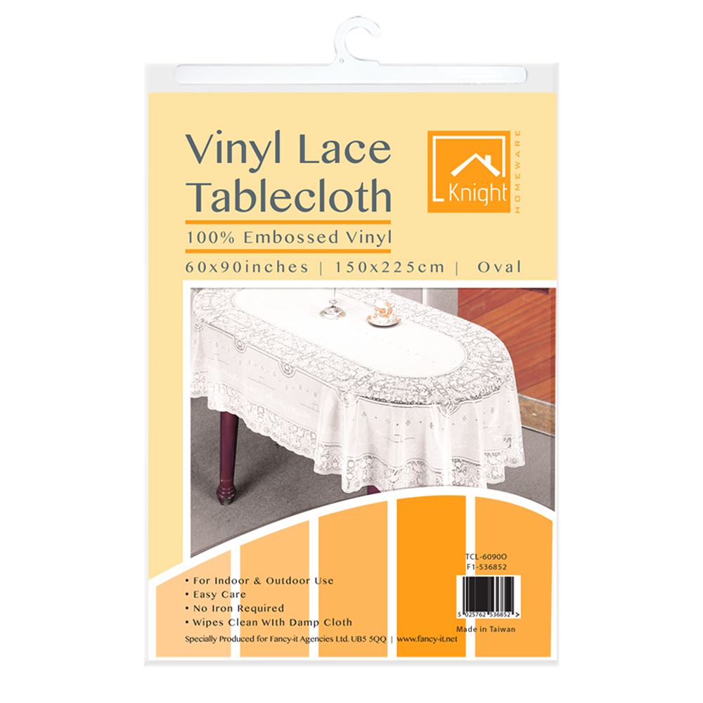 Vinyl Lace Tablecloth