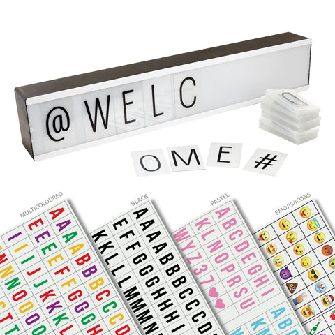 A4 Cinematic Light Up Letters Box