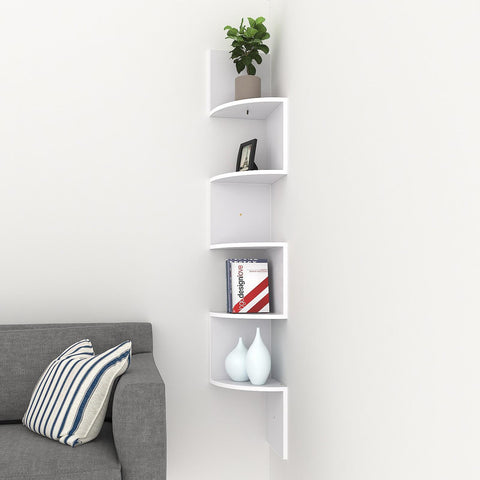 5 Tier Floating Wall Shelf