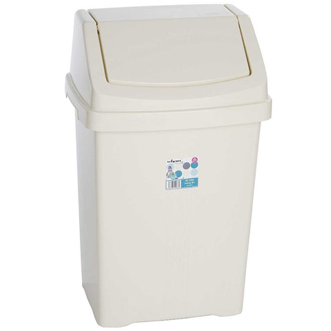 Plastic Swing Top Bin Waste Rubbish Dust