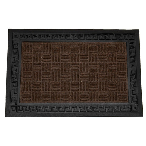 Non Slip Floor Door Mat Hallway Brown