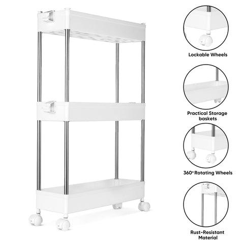 3 Tier Storage Trolley