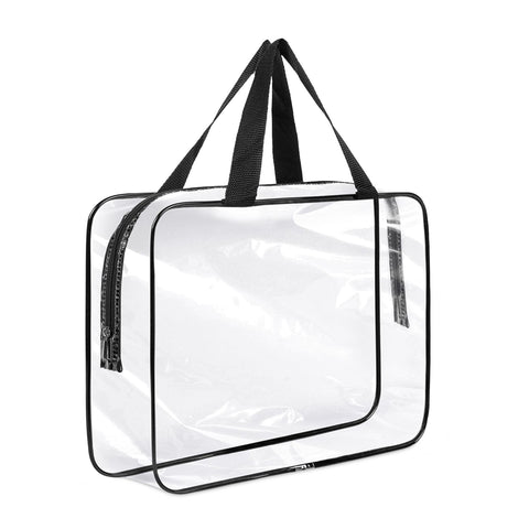 Transparent PVC Travel Organiser Bags 3 Pack