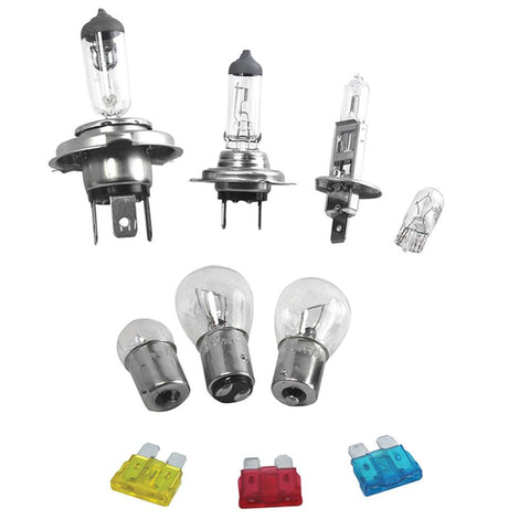 Universal Car Headlight Bulb & Fuse Emergency  Bulbs H1 H4 H7