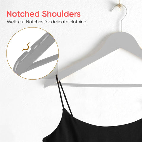 Wooden Hangers Garment Clothes Wardrobe