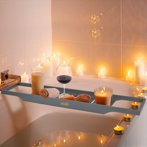 Bath Tray Rack for Food and Drinks