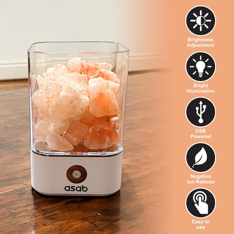 Himalayan Salt Lamp Crystal Rock Natural Pink