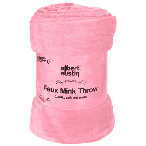 Faux Mink Throw Blanket 200 x 240 cm