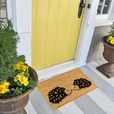 Door Mat Hedgehogs