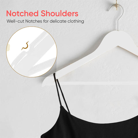 Wooden Hangers Garment Clothes Wardrobe