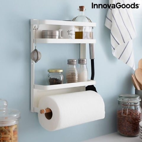 Magnetic Kitchen Fridge Organiser Rack