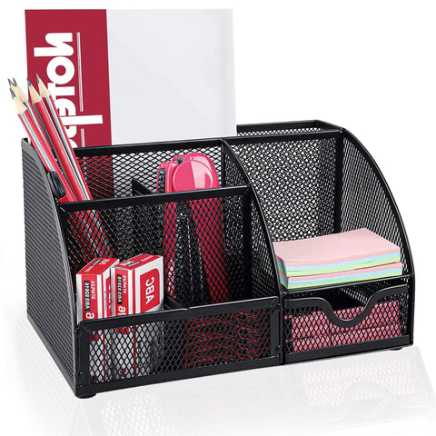 Office Mesh Stationery Desk Organiser