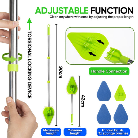 Telescopic Bathroom Cleaner Mop